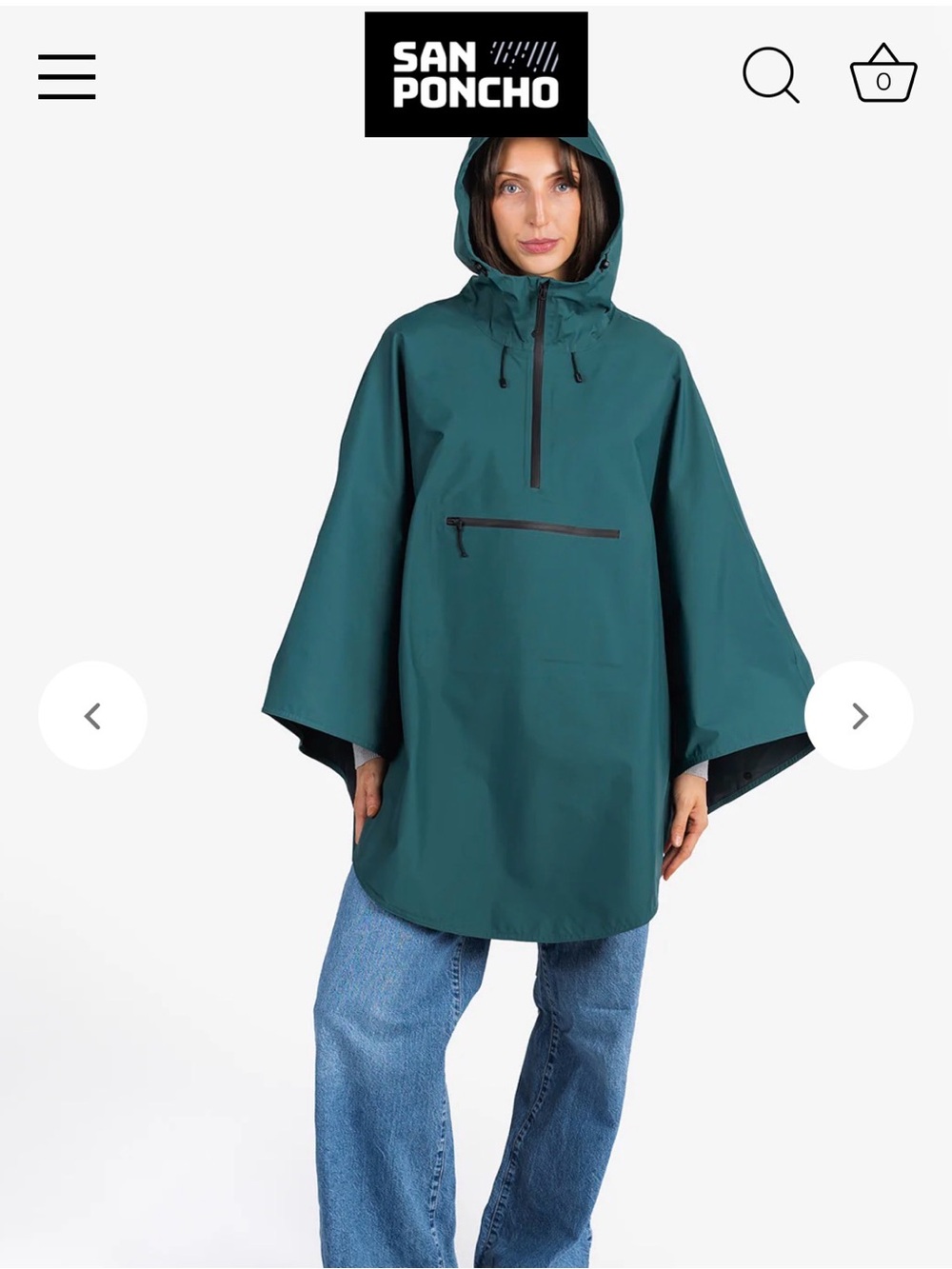 Brand-new San Poncho rain cape